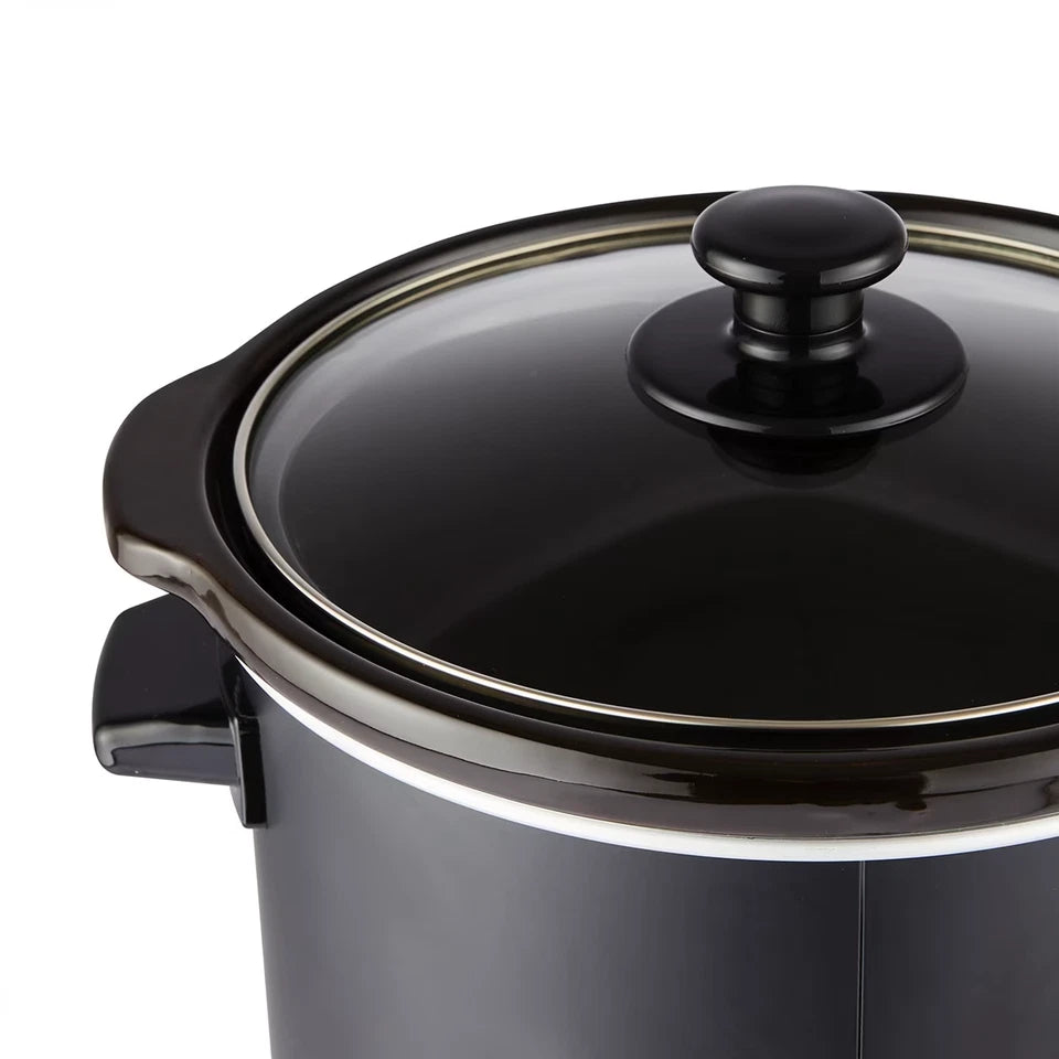 3L/5L/6.5 Slow Cooker With Ceramic Pot+Stainless Steel Overnight Cooker