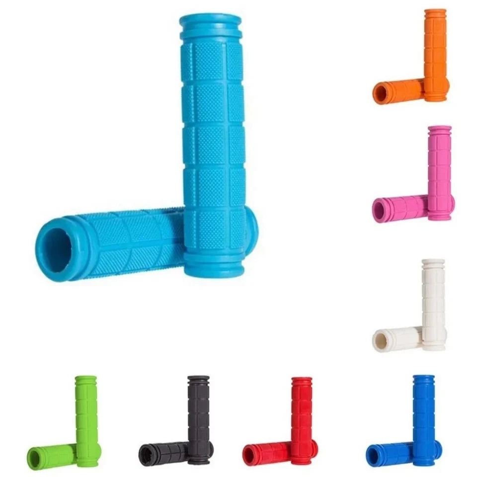 2PCS Bicycle Handle Bar Grips Silicone Soft BMX MTB Cycle Mountain Bike Scooter