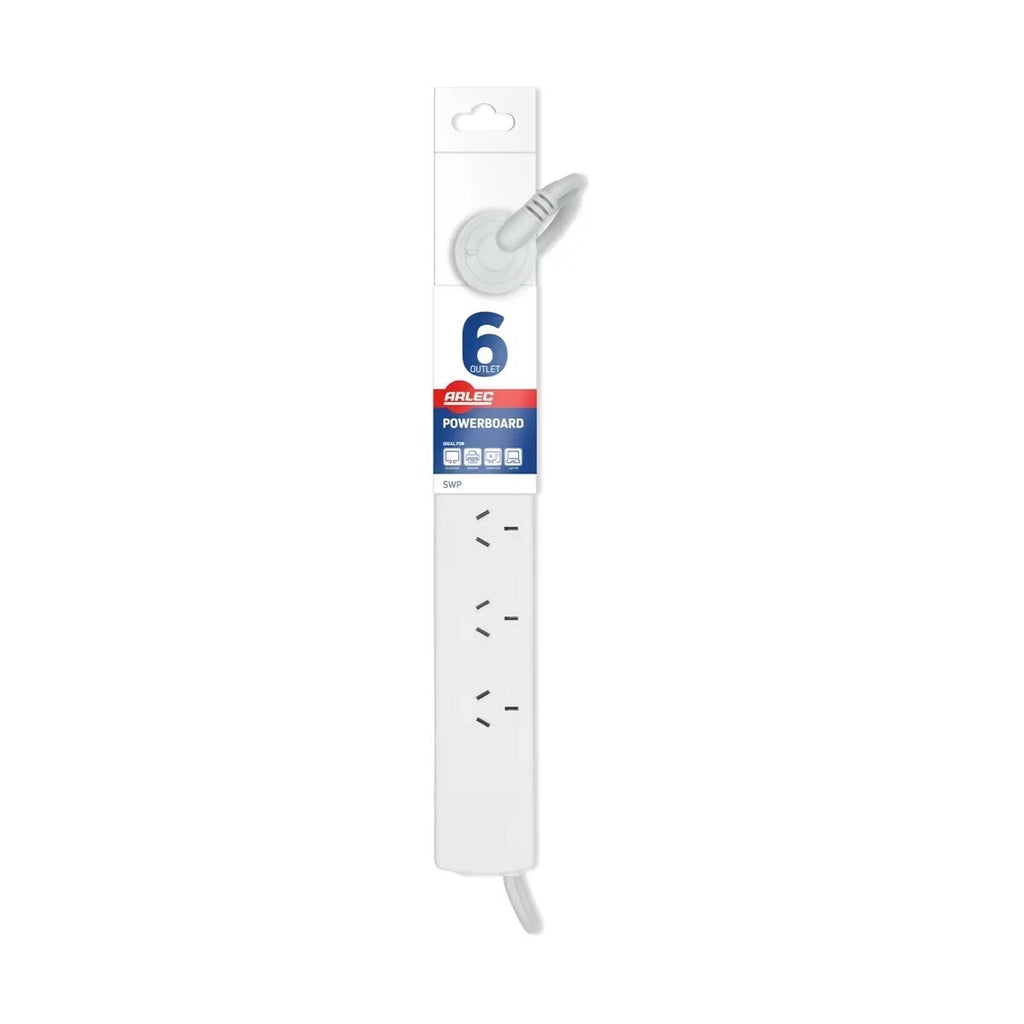 Powerboard with 4 / 6 Outlet Multiple Power Socket Extension Board