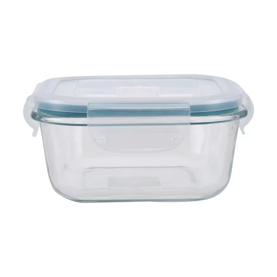 Glass Food Storage Containers Airtight Leak Proof Lid Glass Meal Prep Lunch Box