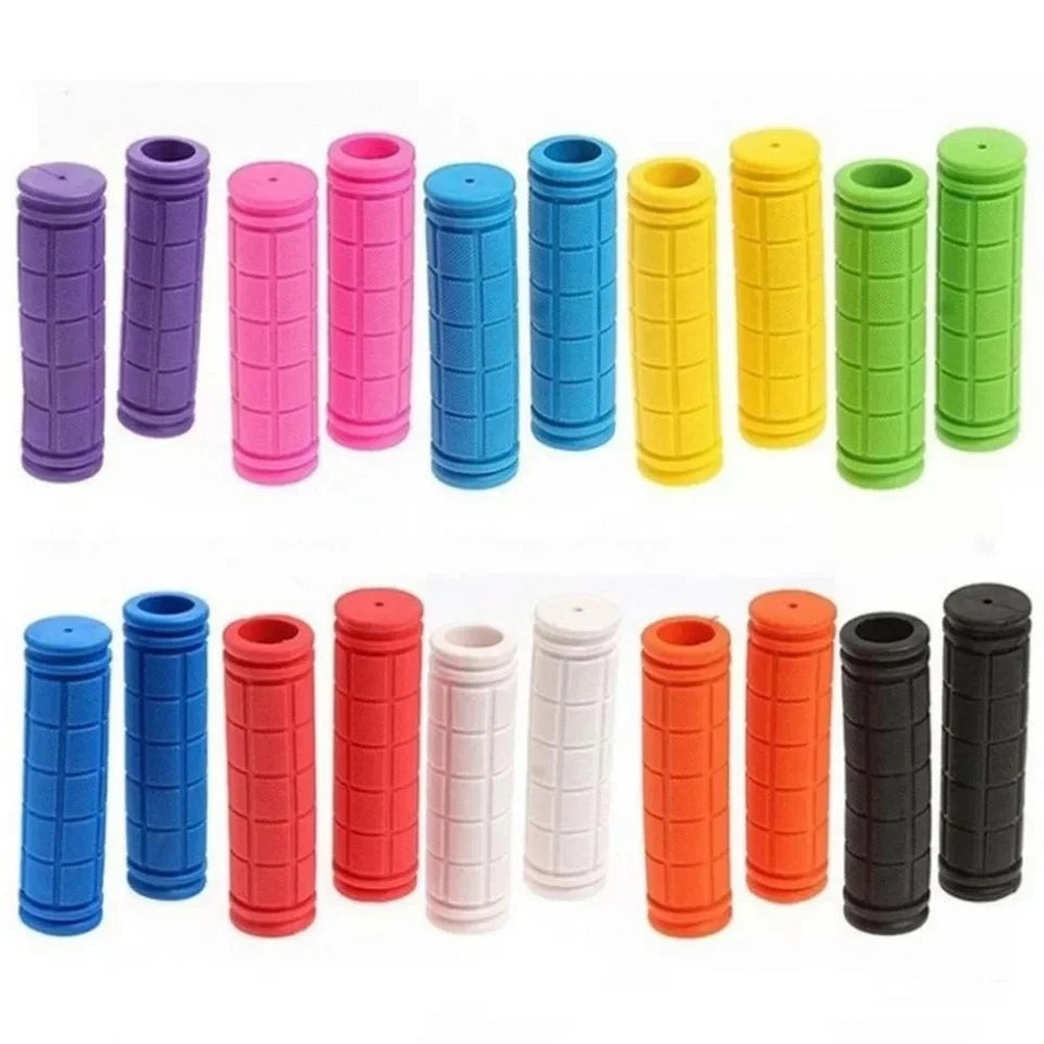 2PCS Bicycle Handle Bar Grips Silicone Soft BMX MTB Cycle Mountain Bike Scooter
