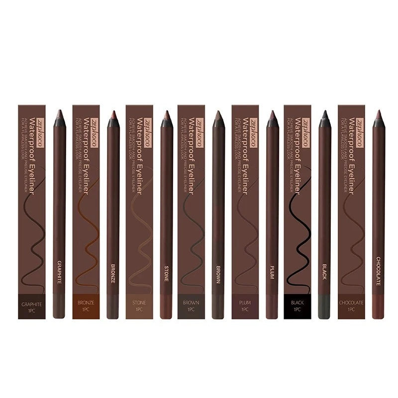 Persona Eyeliner Pencil Waterproof,24 Hr Waterproof Duo Sharpenable Eye Pencil