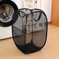 Large Capacity Foldable Laundry Basket for Home Dormitory Use Durable Plastic Cl