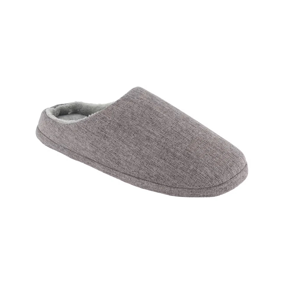 Scuff Slippers For Men's Grey and Navy Size Au 6/7,8/9,10/11,12/13 Round toe