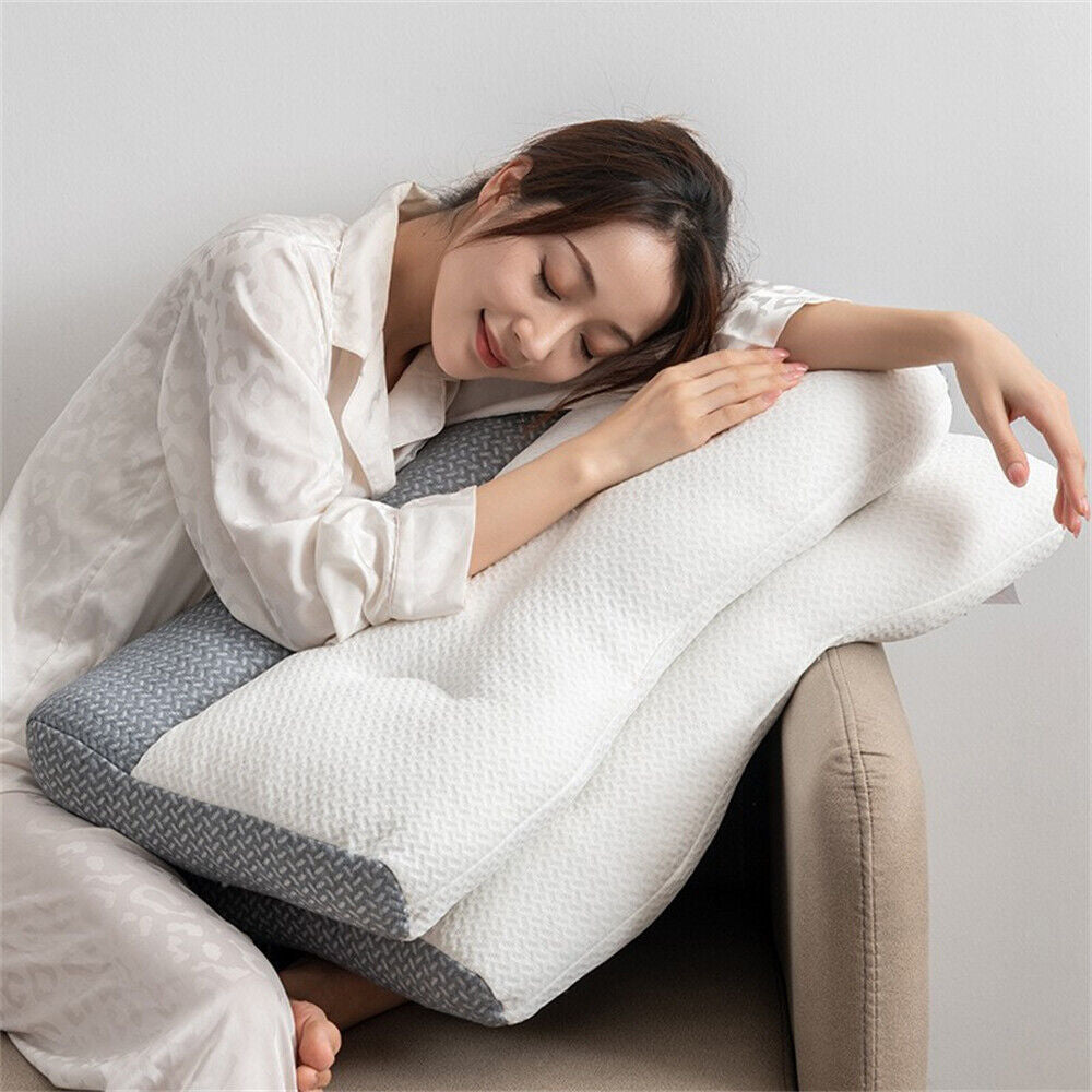 Ergonomic Pillow Cervical Adjustable Ergonomic Contour Bed Pillow Neck Support