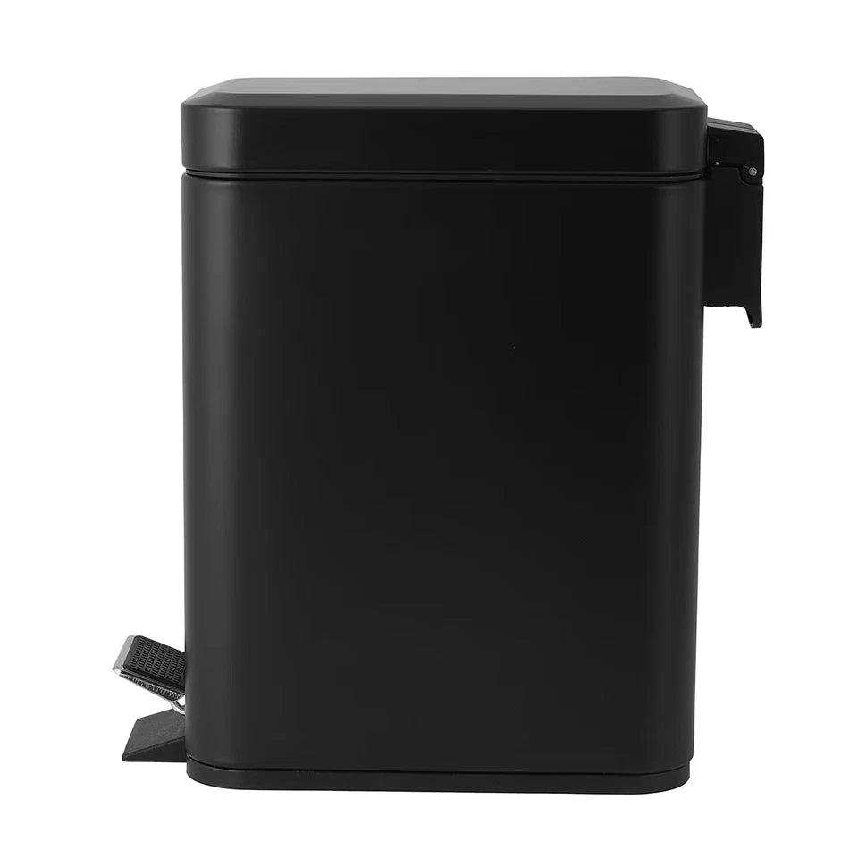 5L Bathroom Rubbish Bin Garbage Dust Waste Trash Toilet Small Slim Lid Pedal Bin