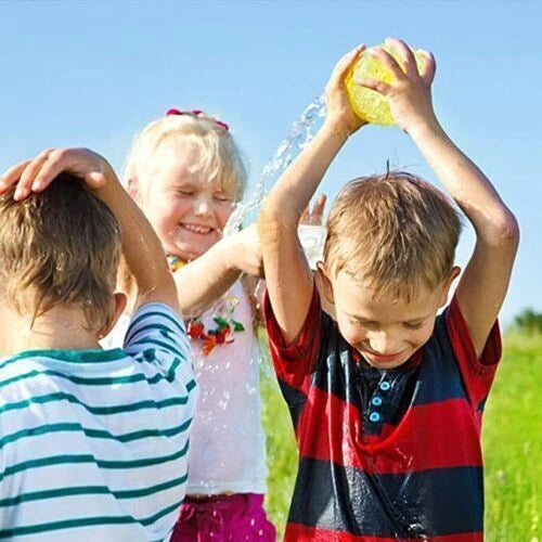 Self-Sealing Water Balloons Multicoloured Latex Beach Party Outdoor Game 111-1665pcs