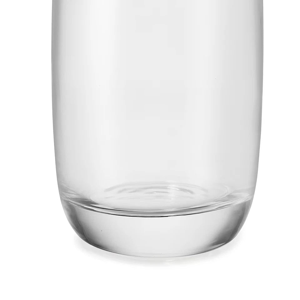 Set of 6 Everyday Drinking Glasses Highball Flute Tumblers Wine & water Glass