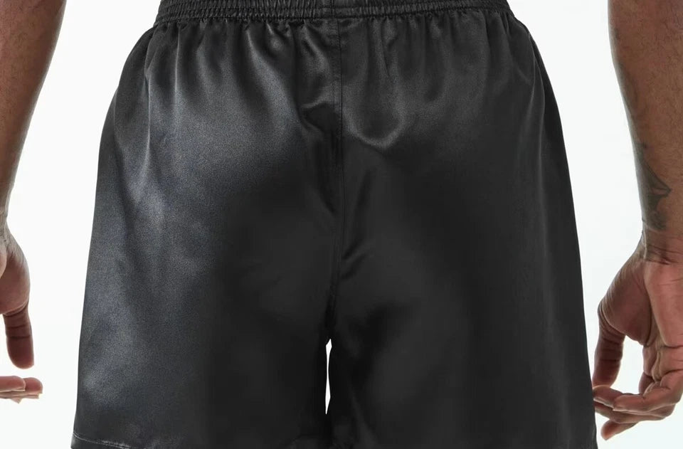 Men's 2 Pack Print Satin Polyester Multi Boxer Boxers