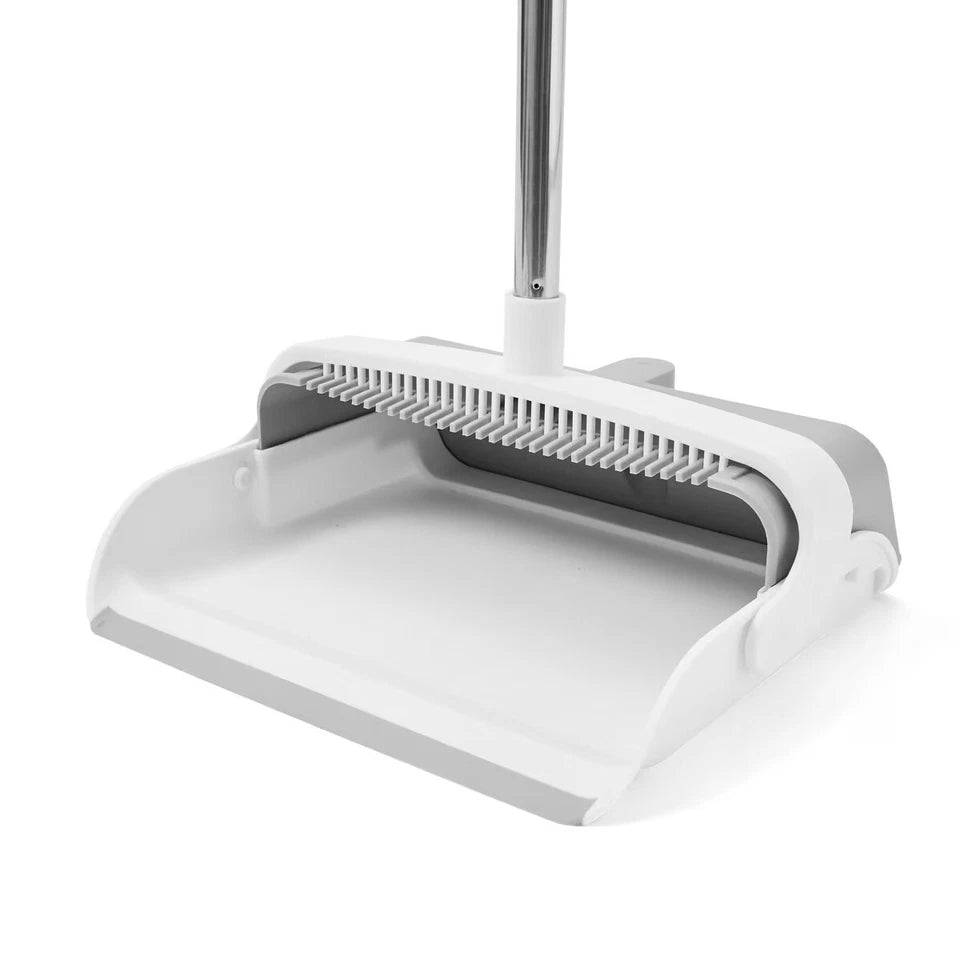 Long Handle Dust Pan Sets Household Sweeping Cleaning Dustpan Brush Broom - AU