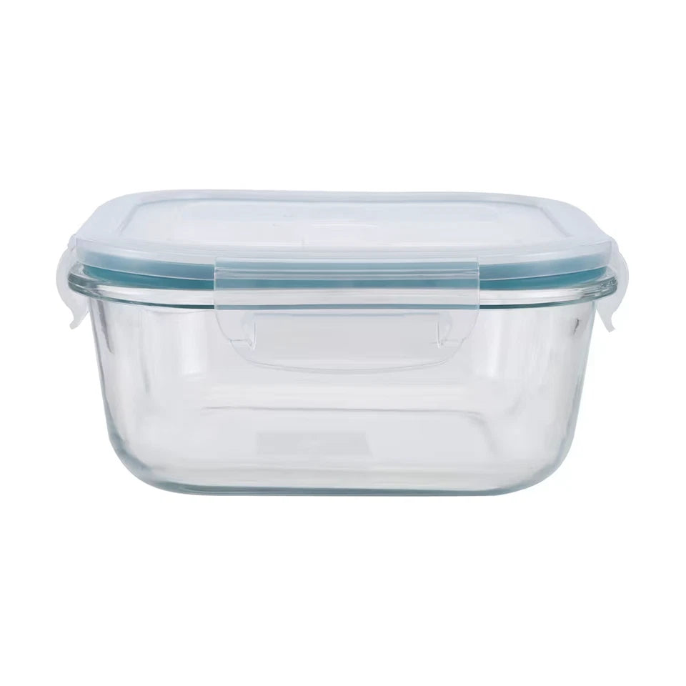 Glass Food Storage Containers Airtight Leak Proof Lid Glass Meal Prep Lunch Box