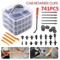 741X Car Trim Body Clips Kit Rivets Retainer Auto Panel Bumper Plastic Fastener