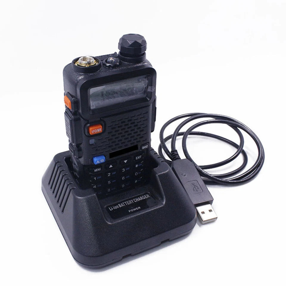 USB Battery Charger for Baofeng UV-5R UV-5RE DM-5R Walkie Talkie Radio 8.4V