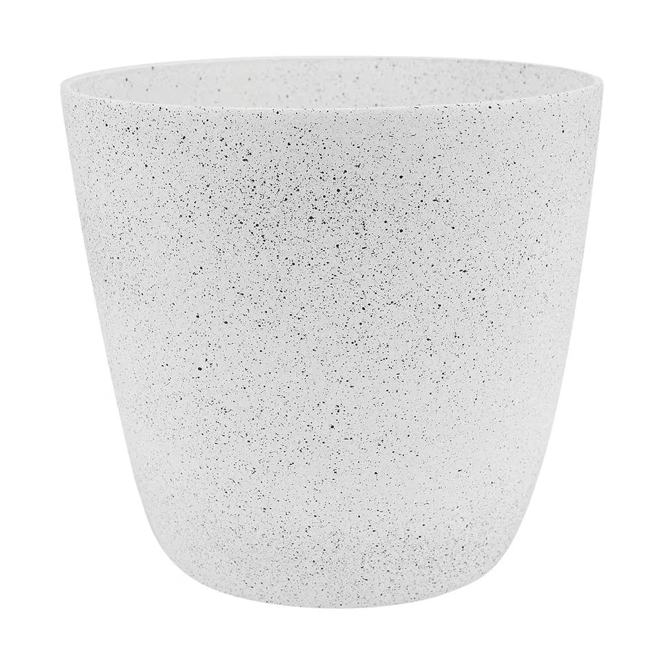 Large Plastic Plant Pots Textured Planter Plant Flower Pot Outdoor Garden Patio*