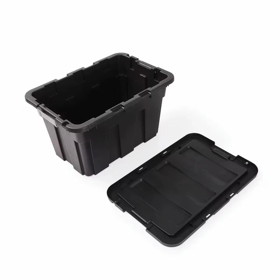60L 100L Heavy Duty Large Plastic Storage Tub Container that comes with lid*