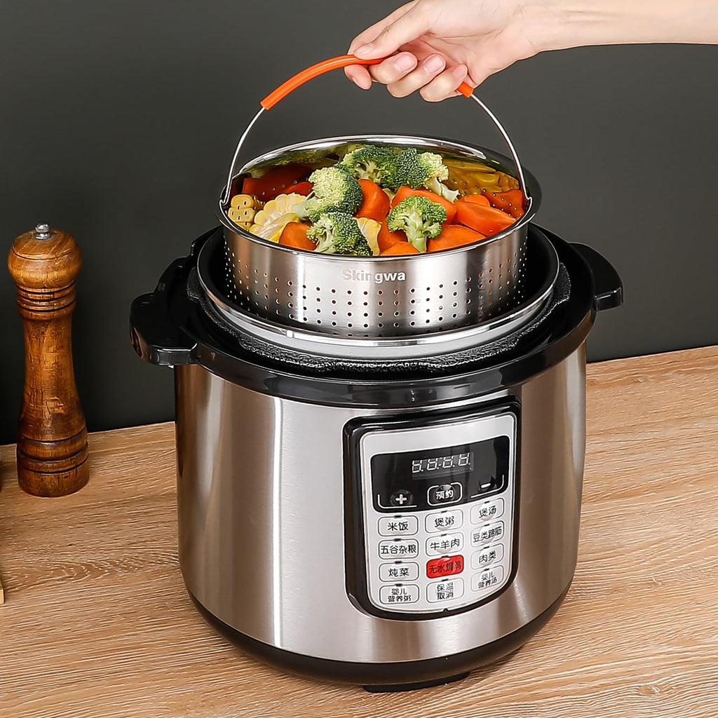  Stainless Steel Steamer Basket for Instant Pot, Vegetable Steamer Basket Steamer Basket Insert for Pots (3Qt)
