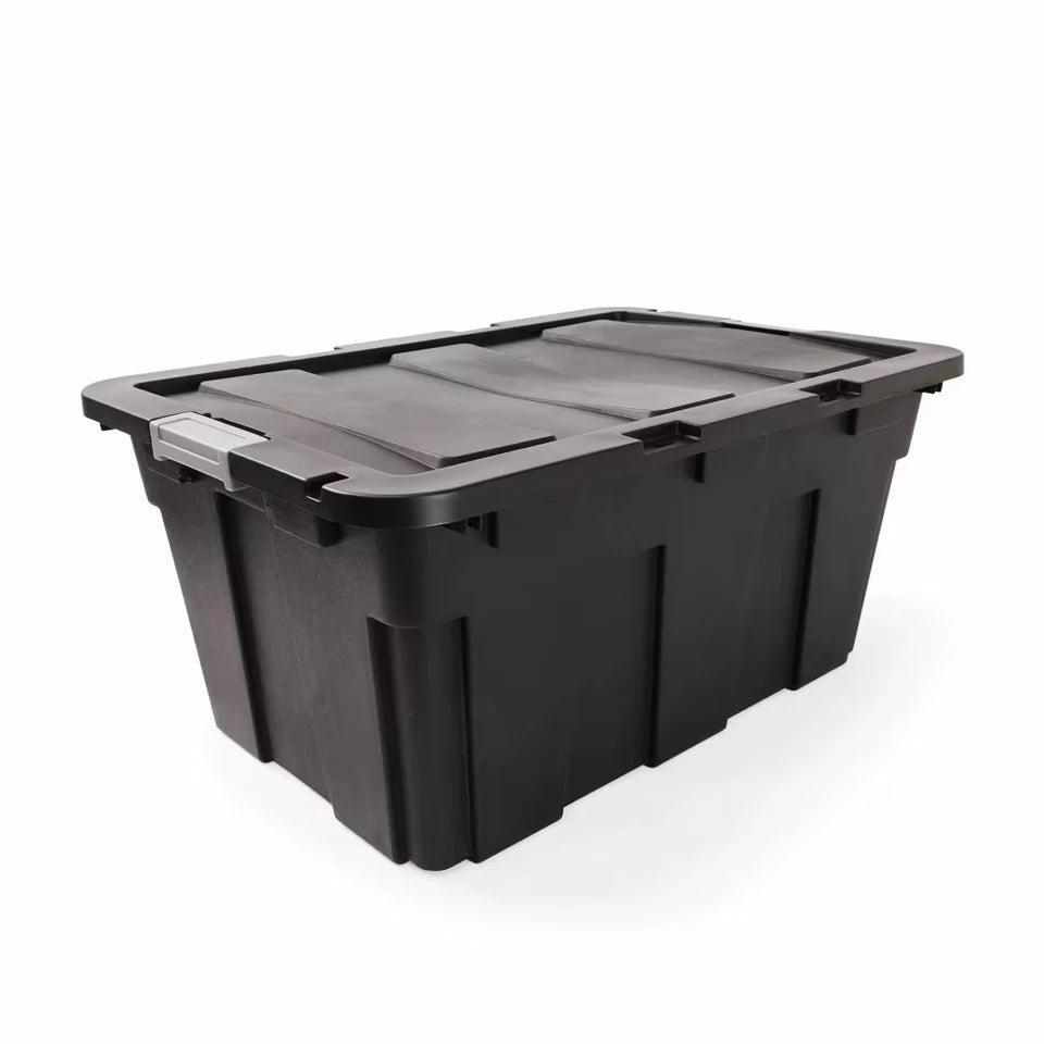 60L 100L Heavy Duty Large Plastic Storage Tub Container that comes with lid*