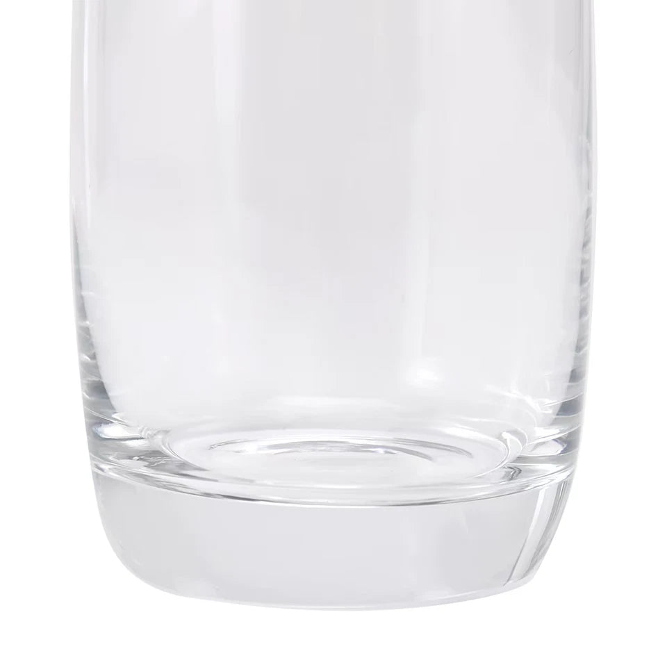 Set of 6 Everyday Drinking Glasses Highball Flute Tumblers Wine & water Glass
