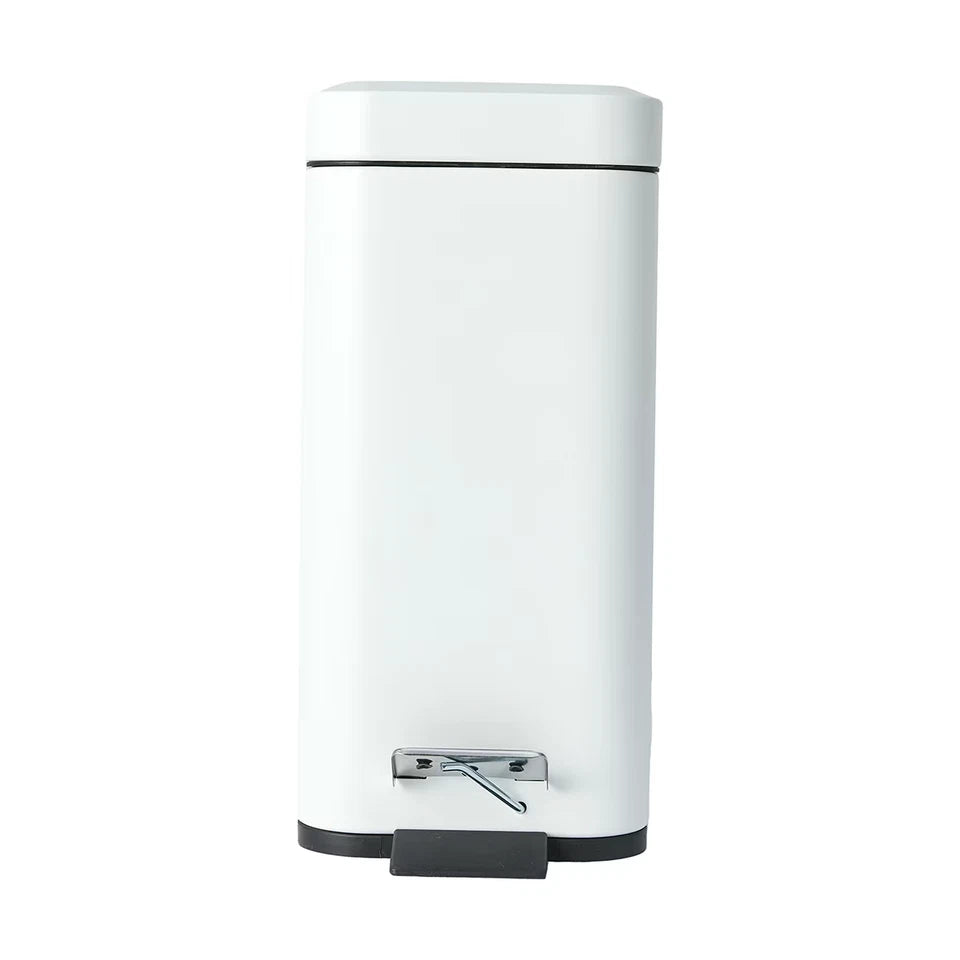 5L Bathroom Rubbish Bin Garbage Dust Waste Trash Toilet Small Slim Lid Pedal Bin