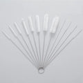 10 Piece Straw Cleaning Brush Set Nylon Bristle Tube Bottle Pipe Cleaner 21cm