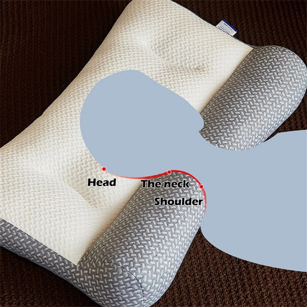 Ergonomic Pillow Cervical Adjustable Ergonomic Contour Bed Pillow Neck Support