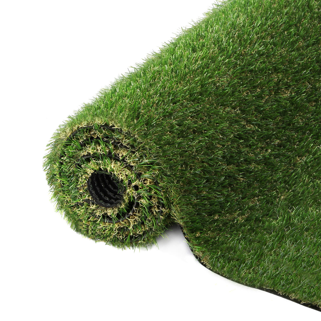 Prime Turf Artificial Grass 30mm 2mx5m Synthetic Fake Lawn Turf Plastic Plant 4-coloured