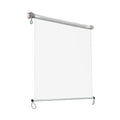 Instahut 1.3X2.4M Outdoor Blinds Clear Roll Down Awning Retractable Outdoor Blinds Water Wind Proof Transparent