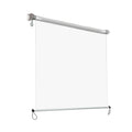 Instahut 1.5X2.4M Outdoor Blinds Clear Roll Down Awning Retractable Outdoor Blinds Water Wind Proof Transparent