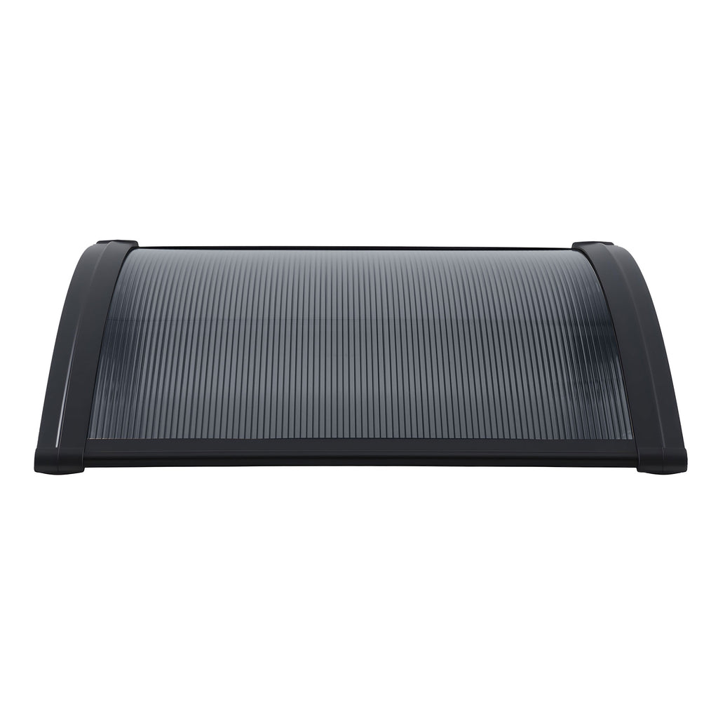 Instahut Window Awning Drainage 0.6mx0.6m Outdoor Grey