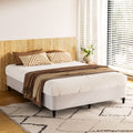 Artiss Bed Frame Queen Size Metal Grey MASON