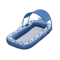 Bestway Inflatable Floating Float Lounger with Sunshade Canopy 1.98Mx1.12M Blue