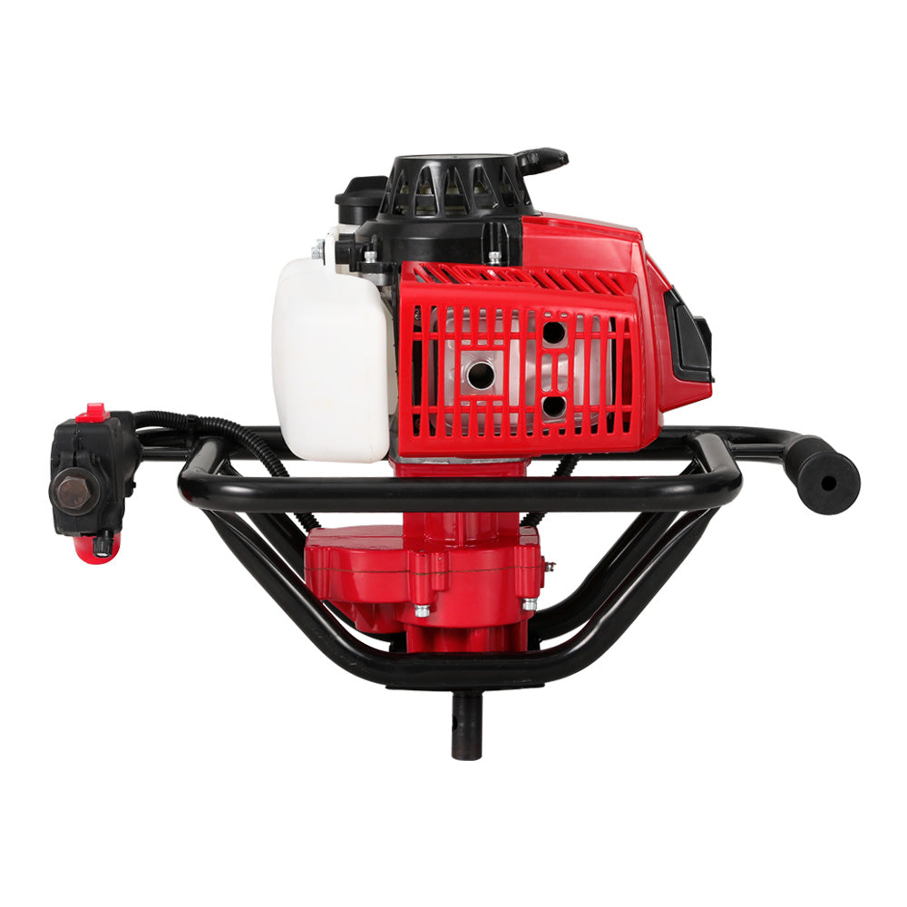 Giantz 63CC Post Hole Digger Motor Only Engine Petrol Red