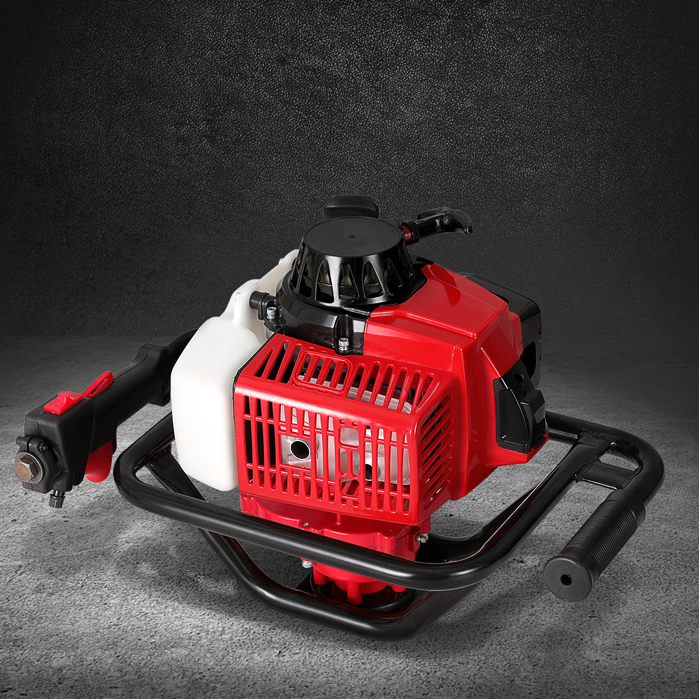 Giantz 63CC Post Hole Digger Motor Only Engine Petrol Red