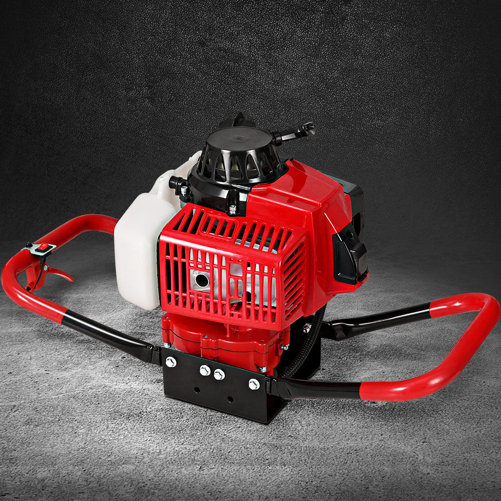 Giantz 63CC Petrol Post Hole Digger Motor Only Engine Red