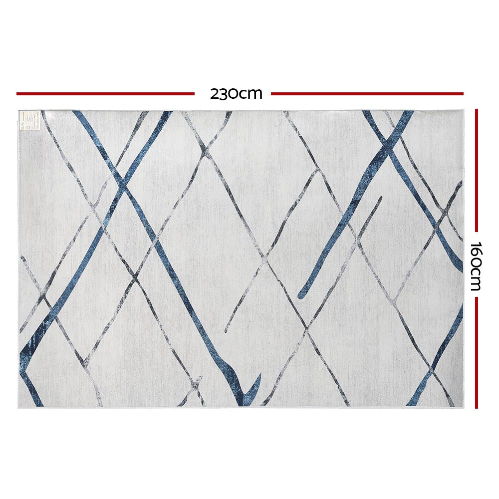 Artiss Rug 160x230cm Area Rug Washable Mat Large Carpet Soft Short Pile Jaca