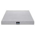 Giselle Bedding Cool Gel Memory Foam Mattress Charcoal 7-Zone Washable Bamboo Cover 15cm Double