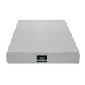 Giselle Bedding Cool Gel Memory Foam Mattress Charcoal 7-Zone Washable Bamboo Cover 15cm King Single
