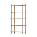Artiss Bookshelf 5 Tiers Bookcase Display Shelves Wooden Storage Stand Rack Pine