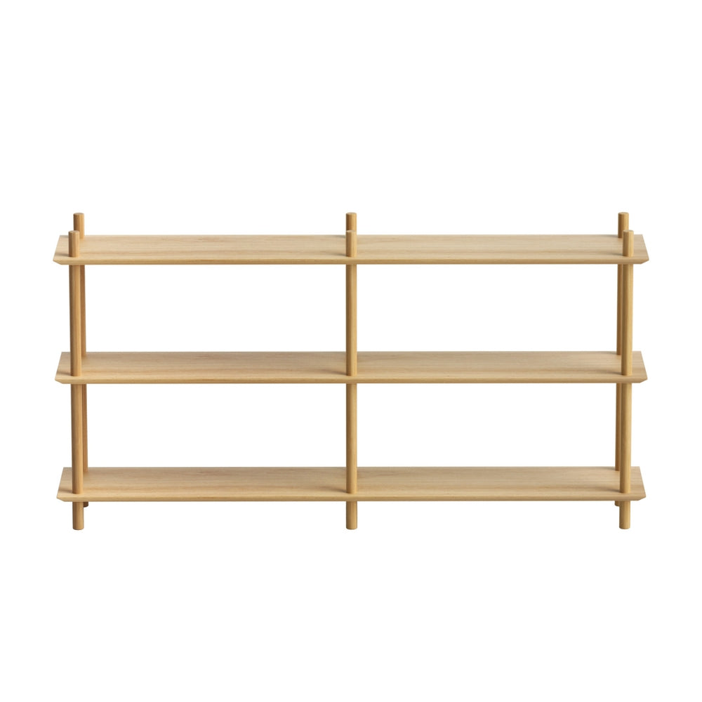 Artiss Bookshelf 3 Tiers Bookcase Display Shelves Wooden Storage Stand Rack Pine