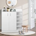 Artiss Shoe Rack Cabinet 21 Pairs Adjustable Shelves White Clair