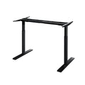 Artiss Standing Desk Frame Only Dual Motor Motorised Adjustable 125KG Load Black