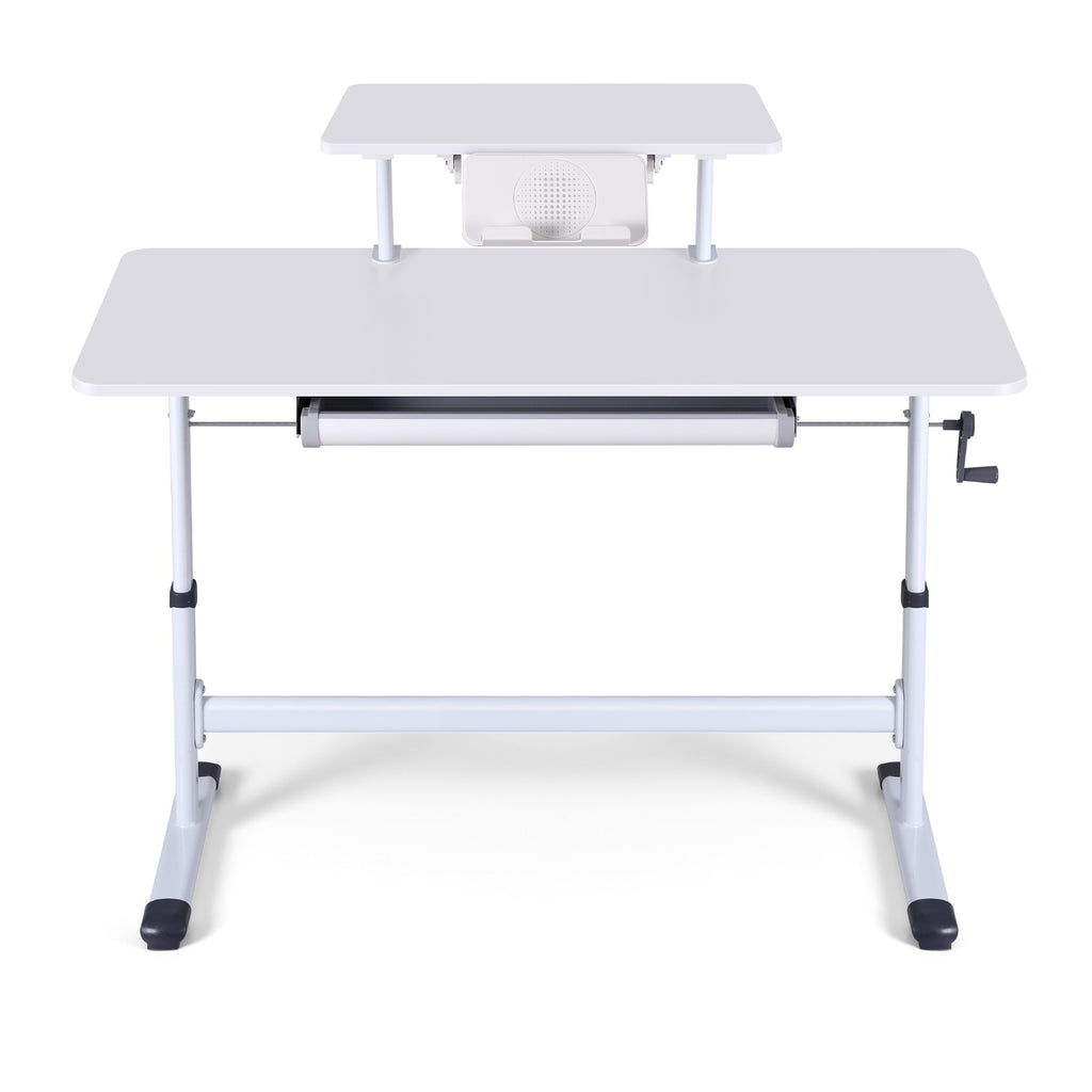 Artiss Standing Desk Height Adjustable Workstation Computer Desks Study 120CM White