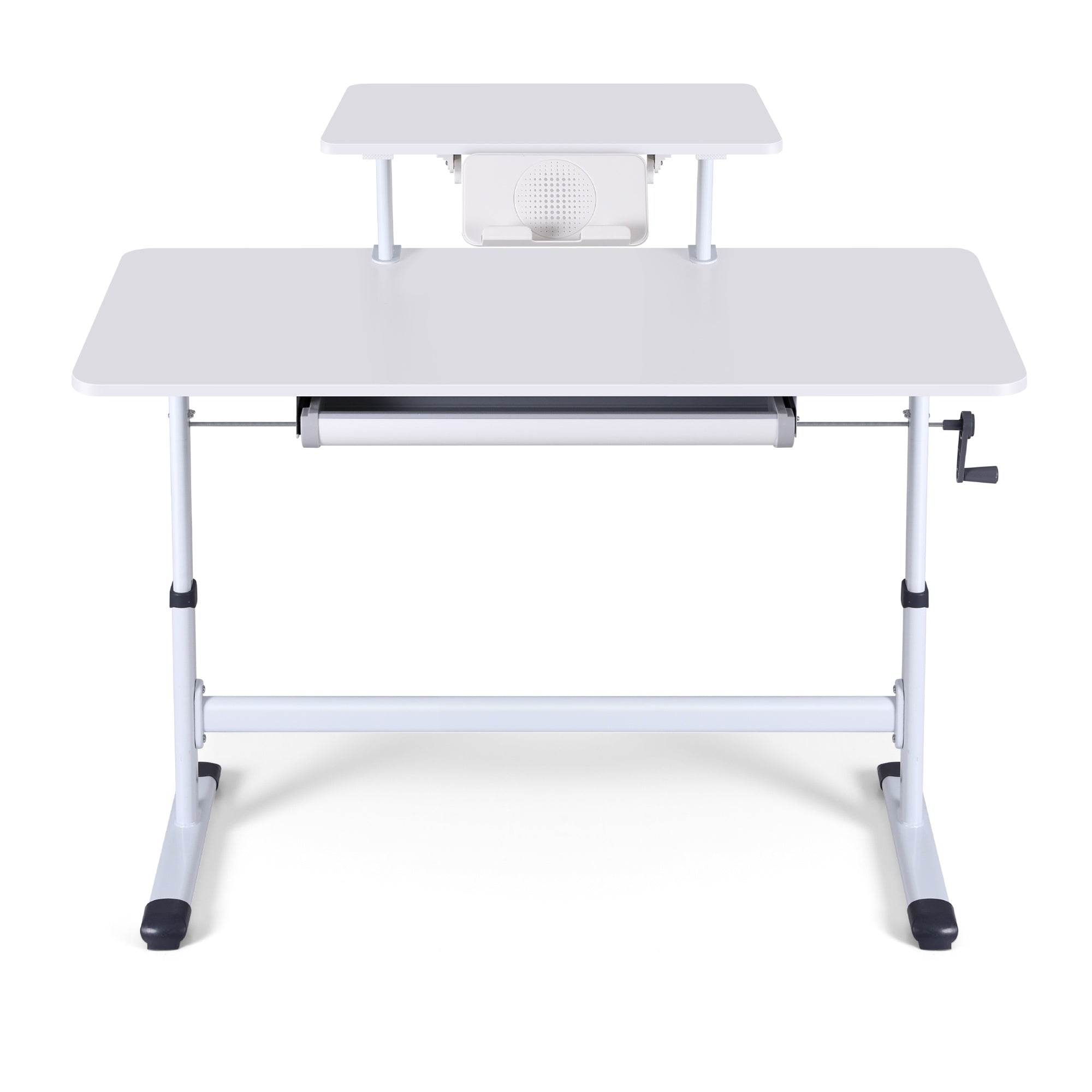 Artiss Standing Desk Height Adjustable Workstation Computer Desks Study 120CM White