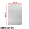 Titanium Cutting Board Double-Sided Titanium Chopping Boards for Kitchen Camping