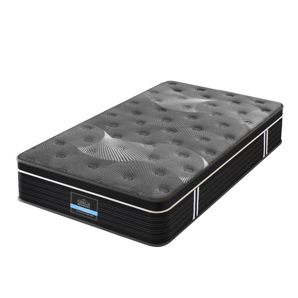 Giselle Bedding 35cm Mattress Graphene Memory Foam Medium Firm Euro Top Mattresses Single