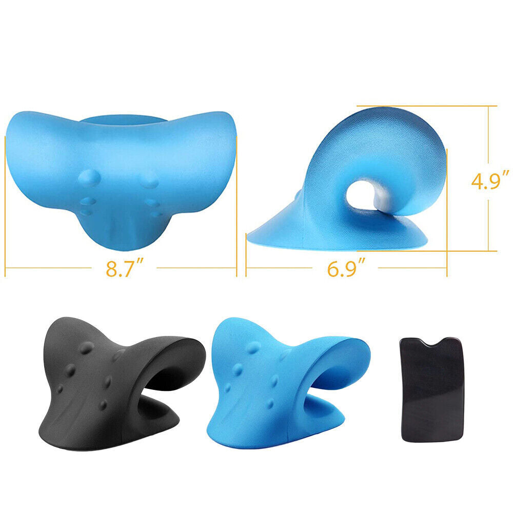 Neck Traction Pillow Original Cloud Shape Neck Stretcher Cervical Pain Relief AU