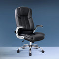 Artiss Executive Office Chair Leather Tilt Black