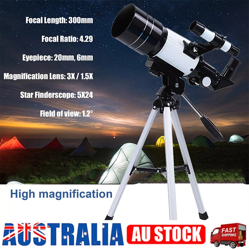 Astronomical Telescope with Tripod 150X Zoom HD Outdoor Monocular 70Mm Aperture