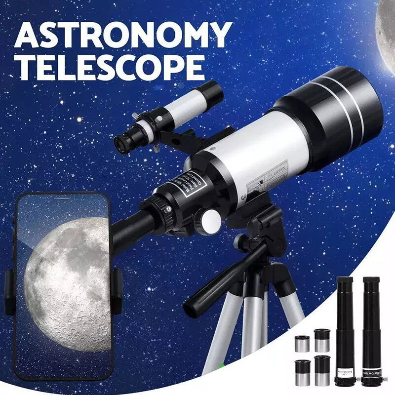 Astronomical Telescope with Tripod 150X Zoom HD Outdoor Monocular 70Mm Aperture