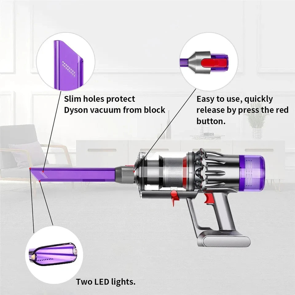 Crevice Tool Light Pipe for Dyson Vacuum Cleaner for Dyson V7 V8 V10 V11 V15
